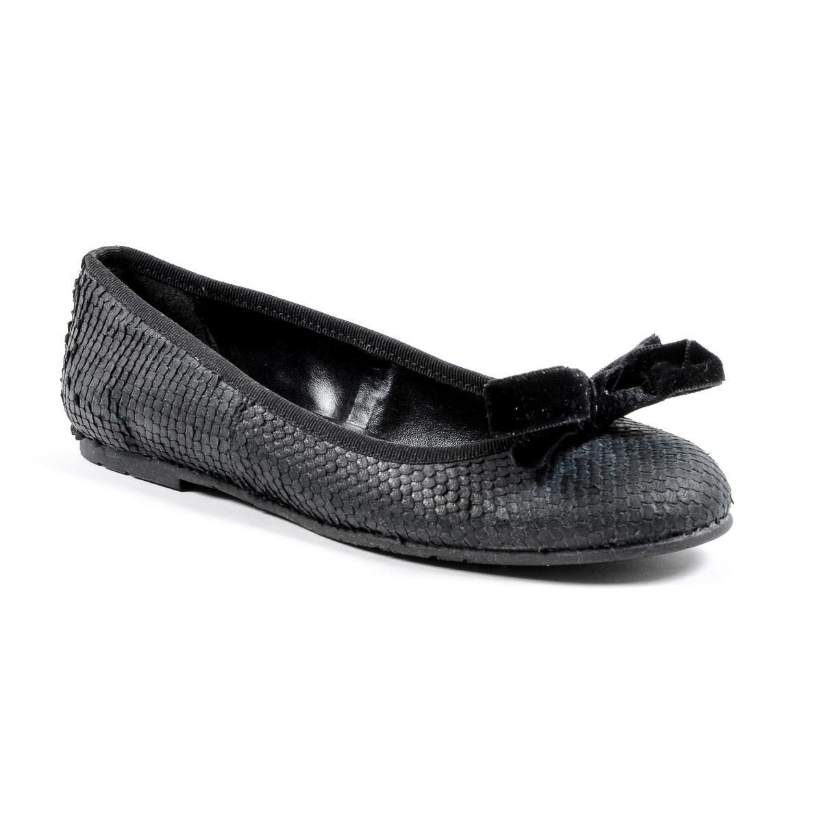 V 1969 Italia Womens Ballerina Black JETRO