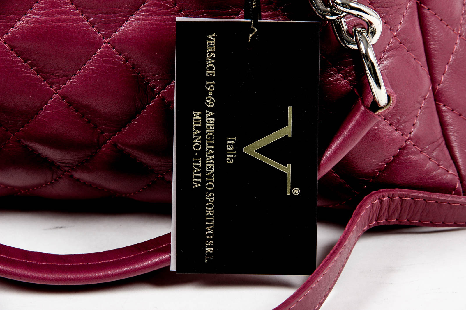 Bolso de mano para mujer V 1969 Italia V011 S PLUM