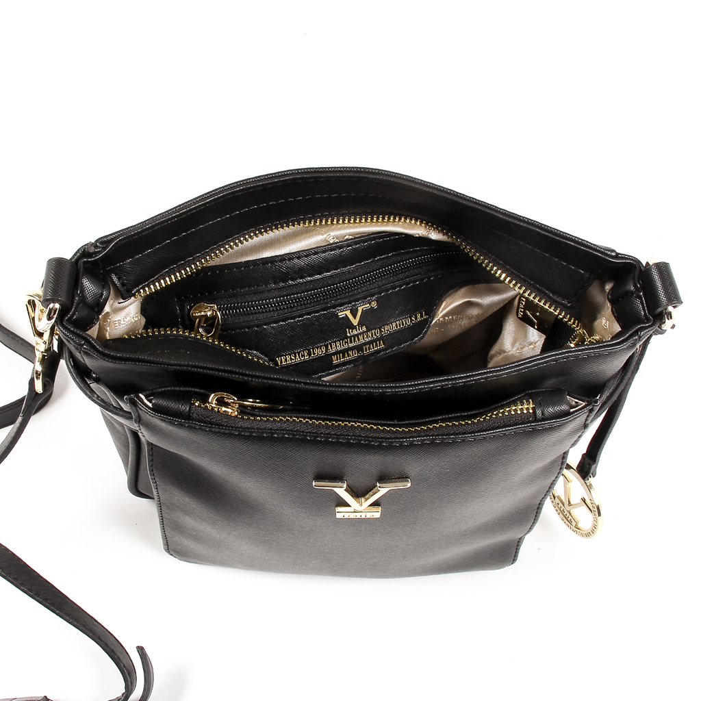 V 1969 Italia Womens Shoulder Bag Black MONICA