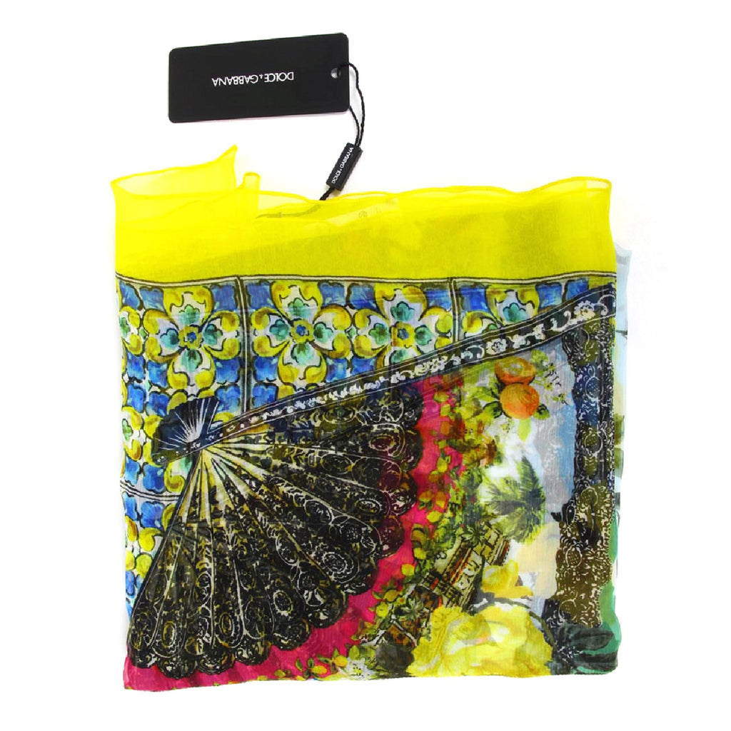 Pañuelo de seda para mujer Dolce & Gabbana FS094A GD536 X0802