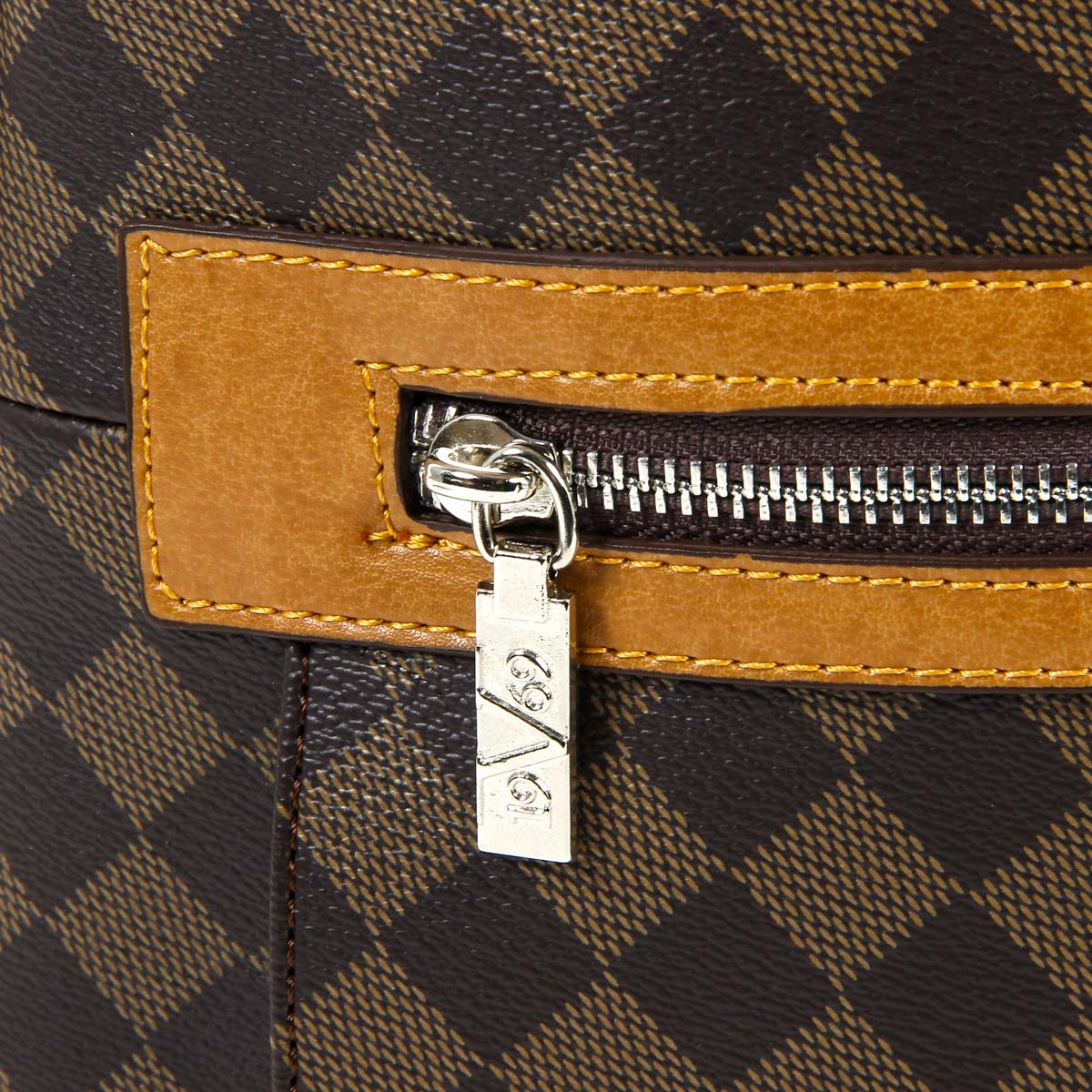 Mochila de moda para hombre V 1969 Italia V1969016 COFFEE TABA