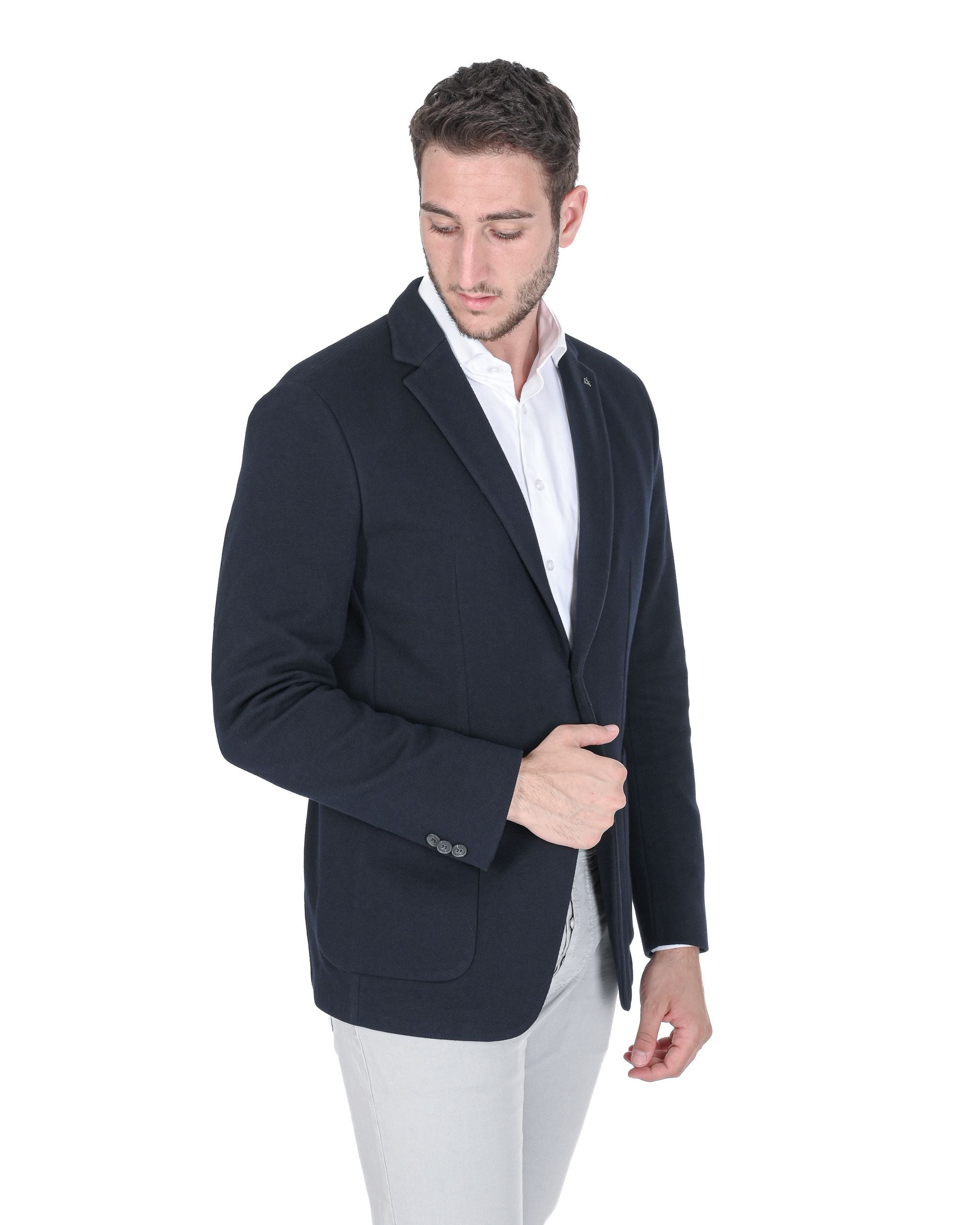 Calvin Klein Mens Blazer Blue K10K103892407