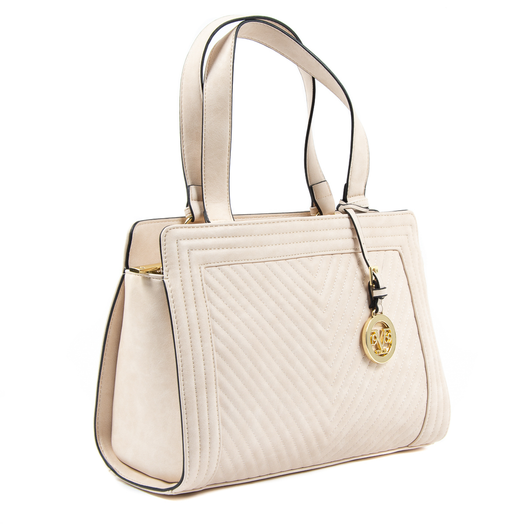 Bolso de mano para mujer V 1969 Italia Beige CRISTINA
