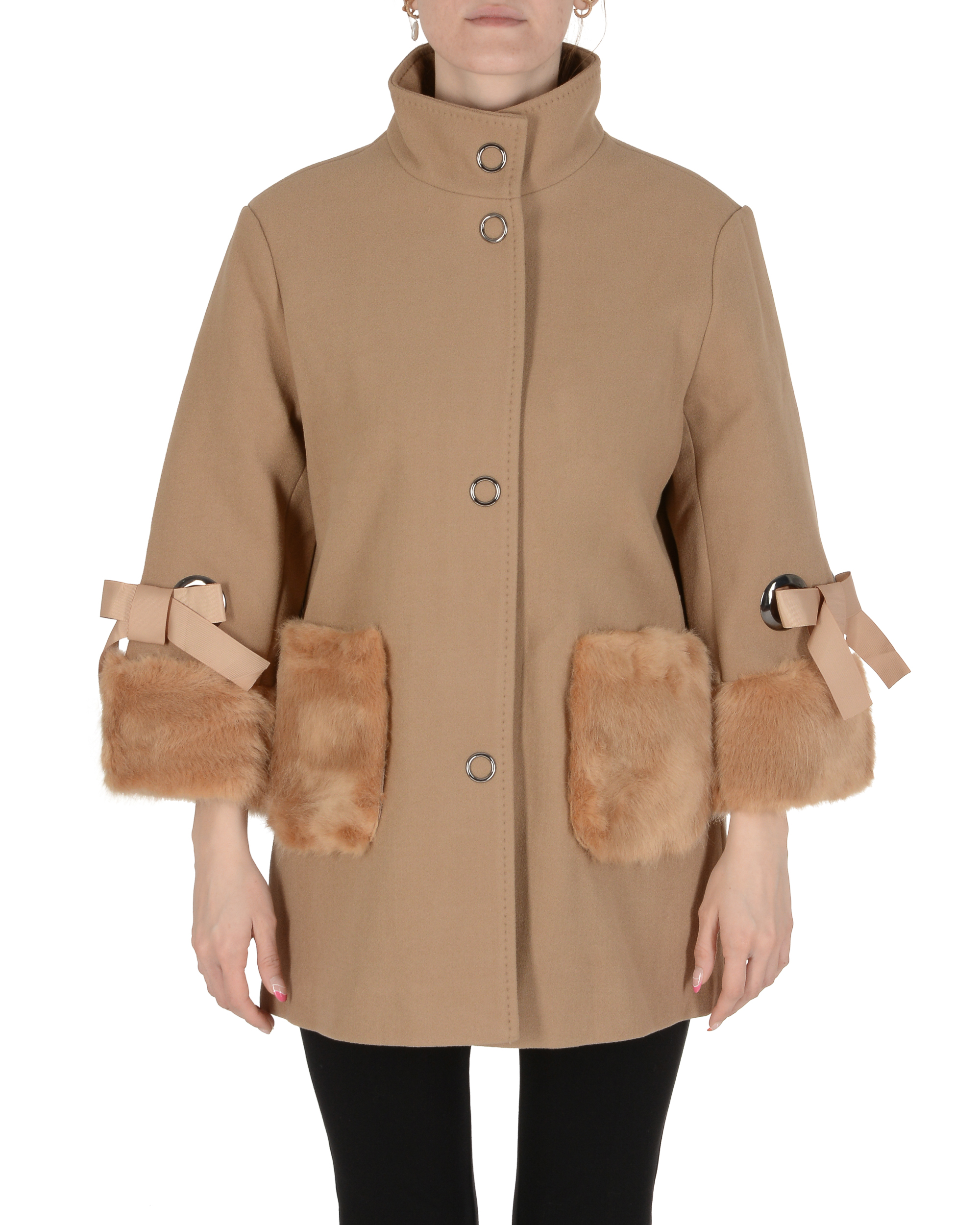 19V69 Italia Abrigo de mujer Beige MIMI CAMEL