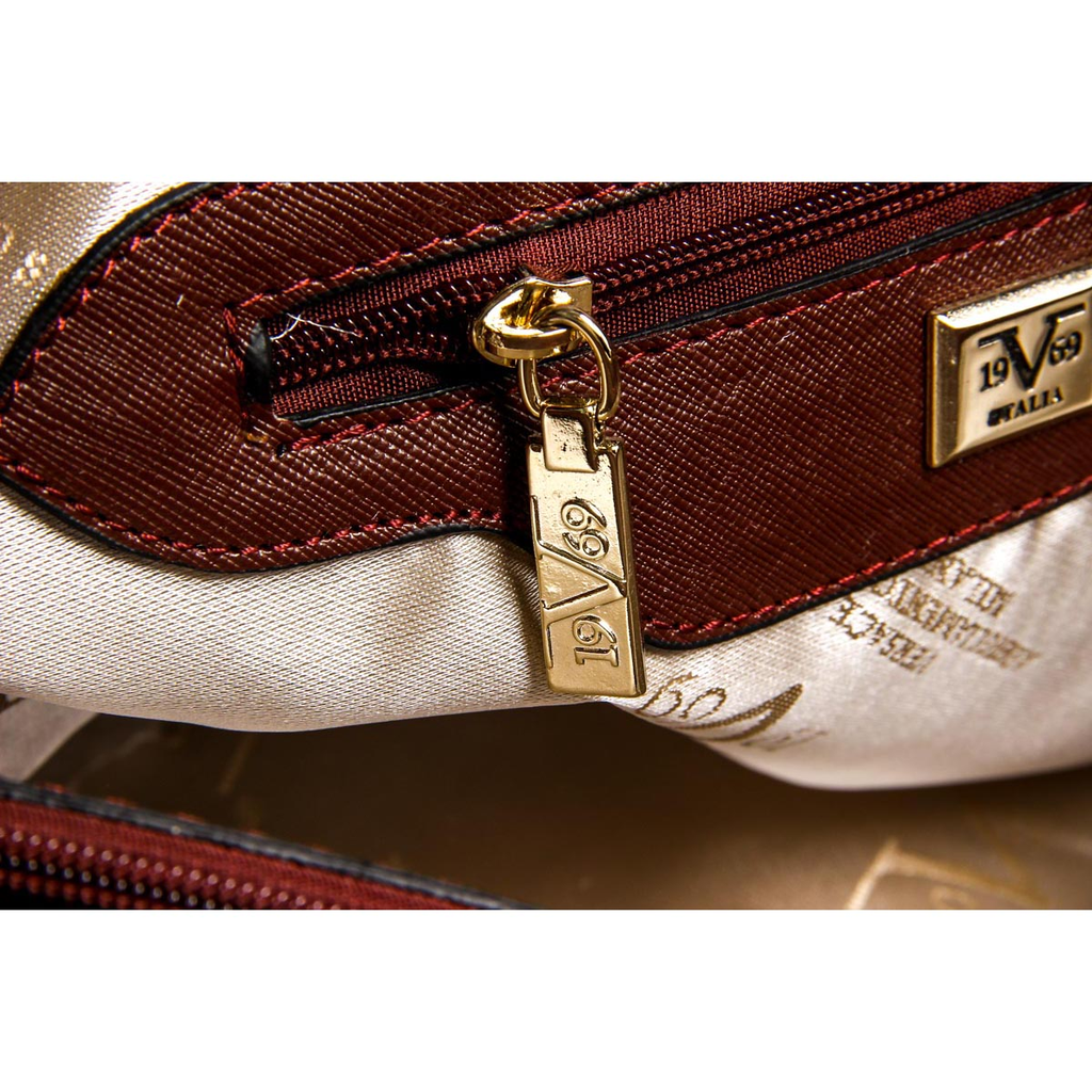 Bolso de mano para mujer V 1969 Italia V1969013 ROJO CLARET