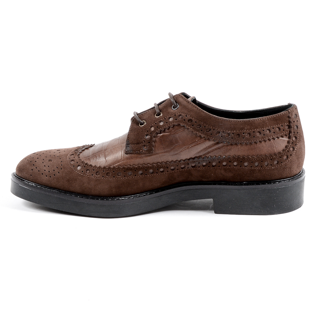 V 1969 Italia Zapato Brogue para Mujer Marrón TRENTO