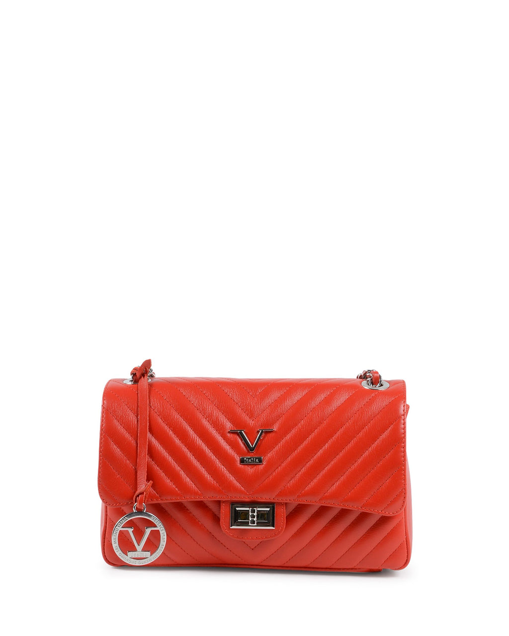 V Italia Womens Handbag Red V0116 KID ROSSO