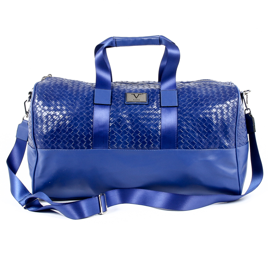 Bolso de mano para hombre V 1969 Italia azul JEFF