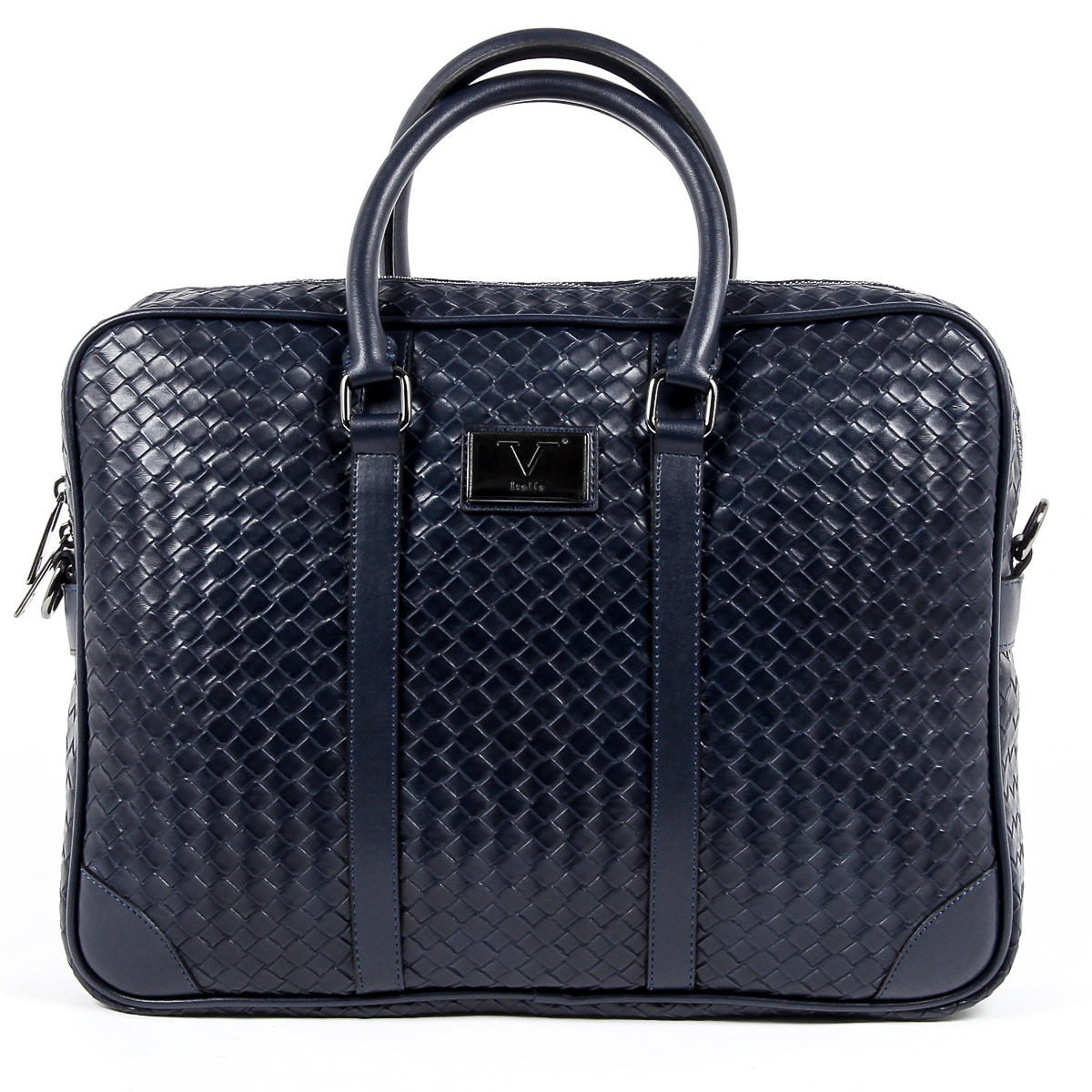 Bolso de mano para hombre V 1969 Italia azul EVAN