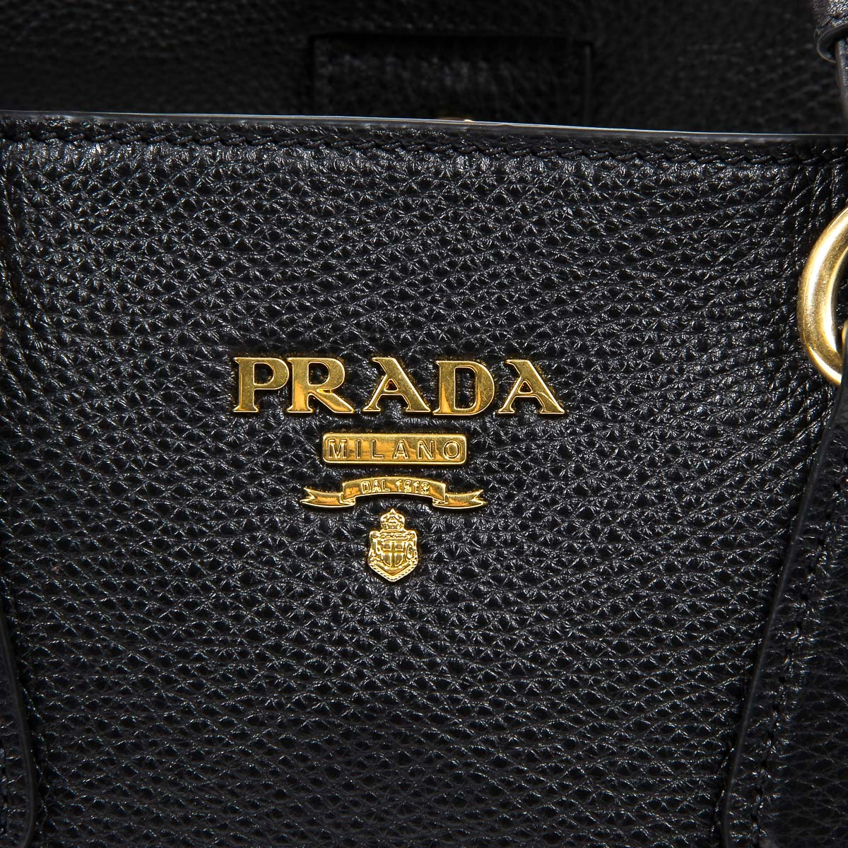 Bolso de mano Prada para mujer 1BG043 2E8K F0002 NERO VITELLO PHENIX