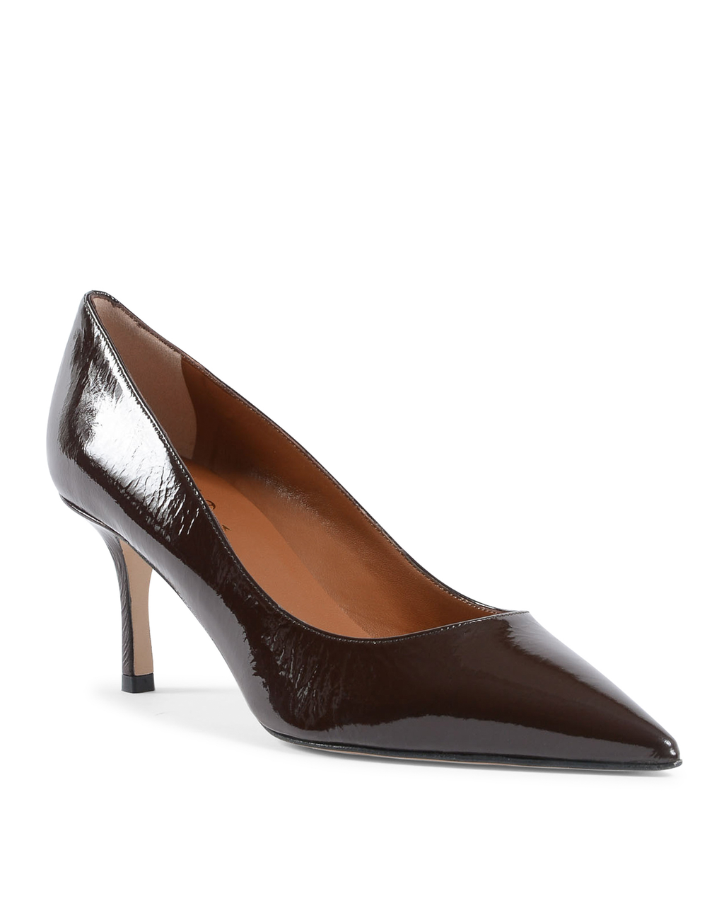 19V69 Italia Womens Pump Dark Brown INES65 DARK BROWN PATENT