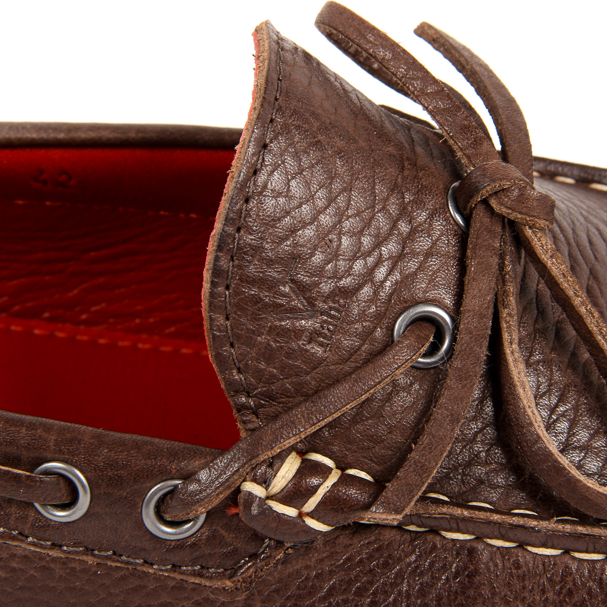 Mocasines V 1969 Italia para hombre, color marrón, ADAM
