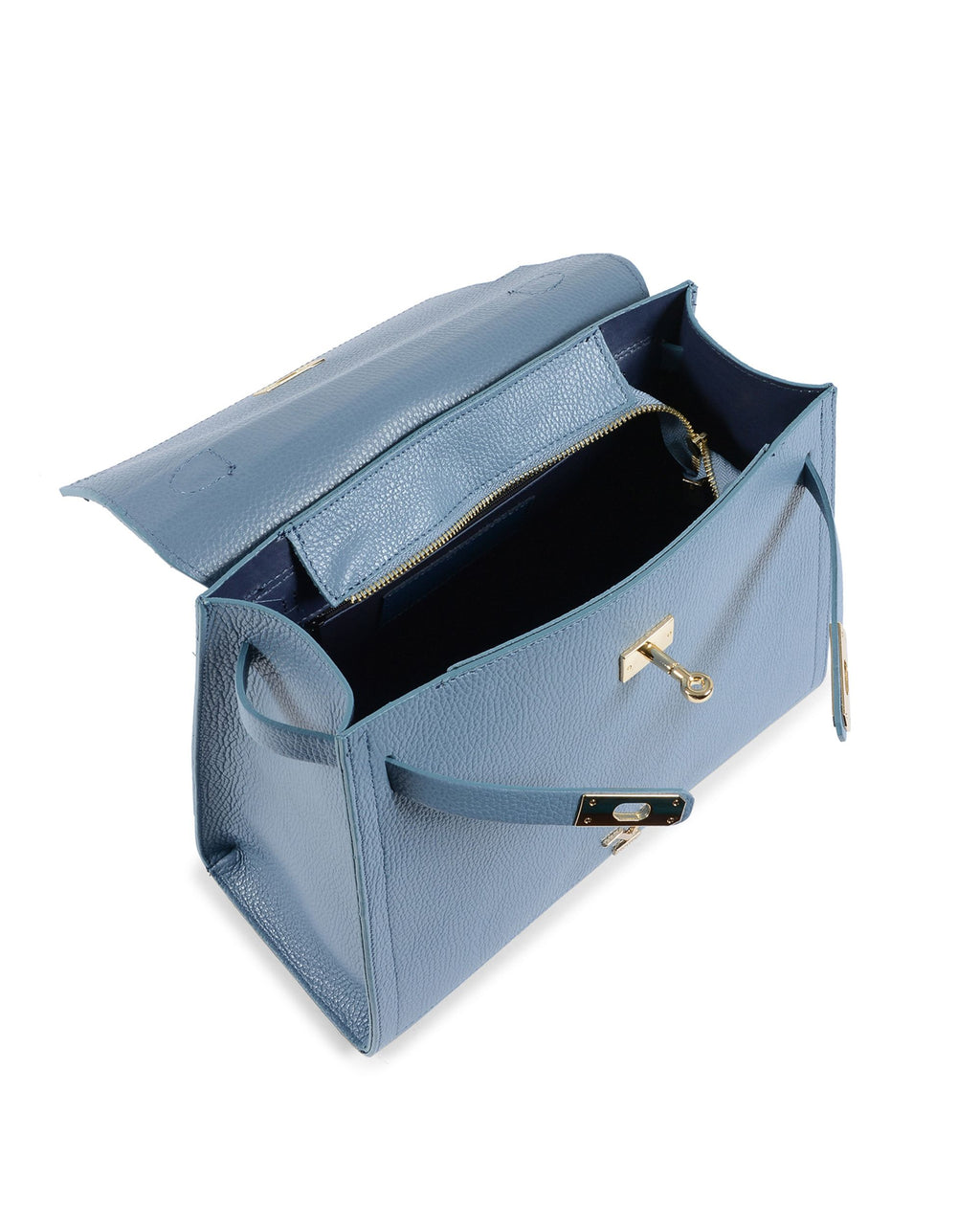 V Italia Womens Handbag Light Blue BG12010 DOLLARO CELESTE