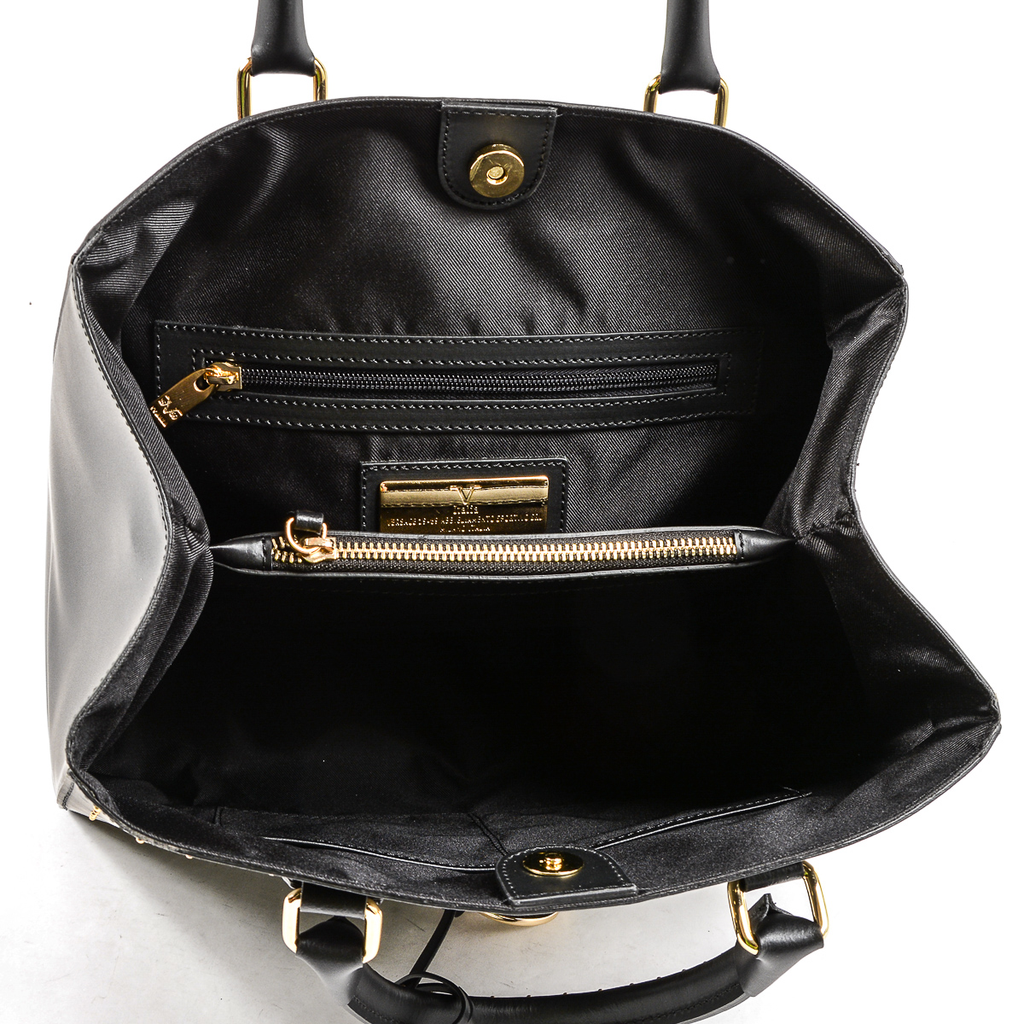 V 1969 Italia Womens Handbag Black CRETA