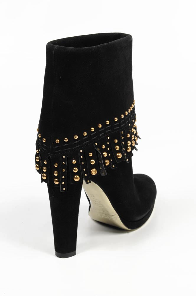Botín de mujer Sebastian Milano S3982 CAMOSCIO ML NERO