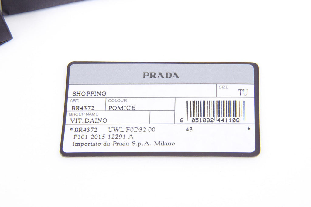 Bolso tote Prada BR4372 Pomice Vitello Daino