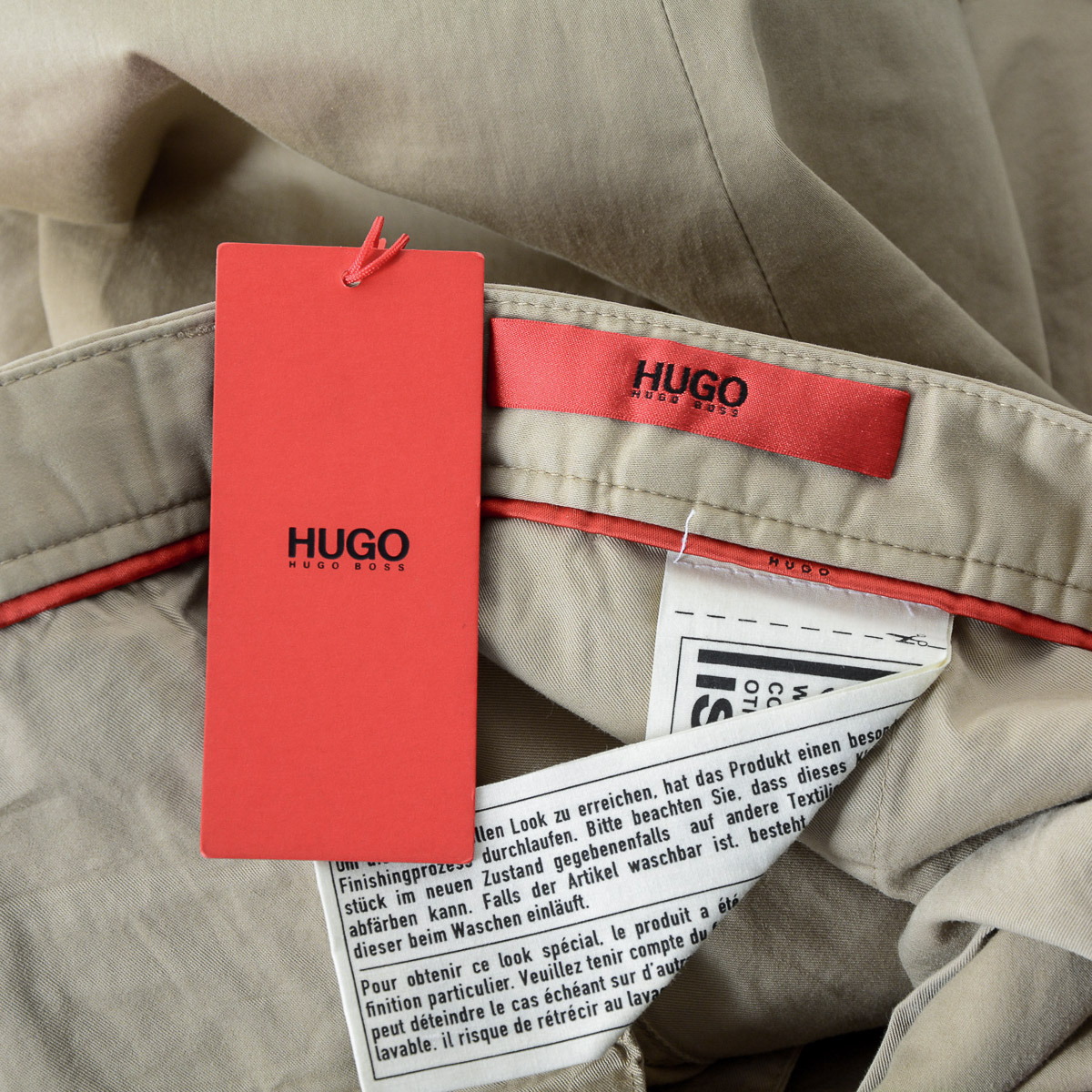 Pantalones Hugo Boss para hombre beige HELGO