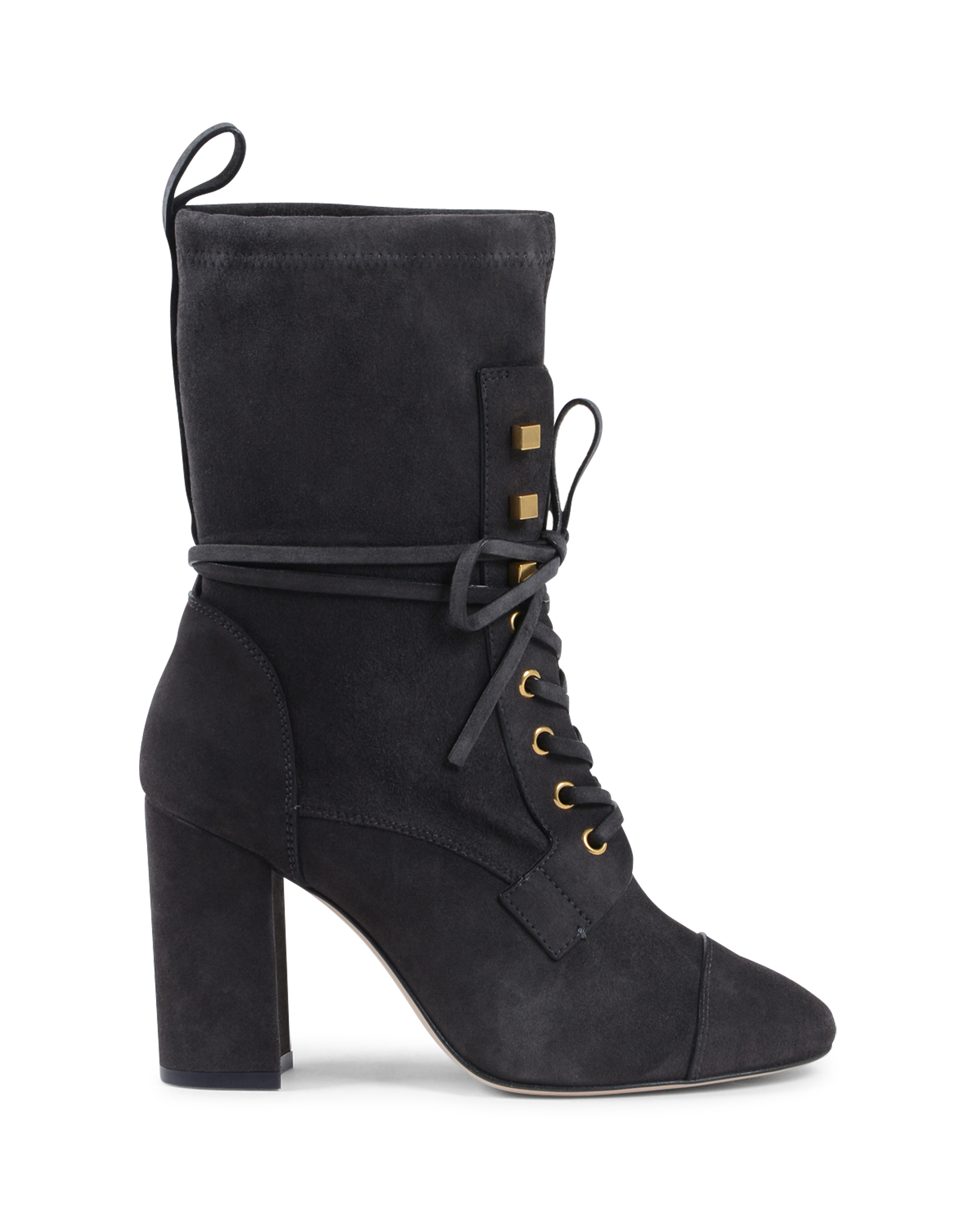 Bota corta Stuart Weitzman para mujer, gris oscuro, VERUKA