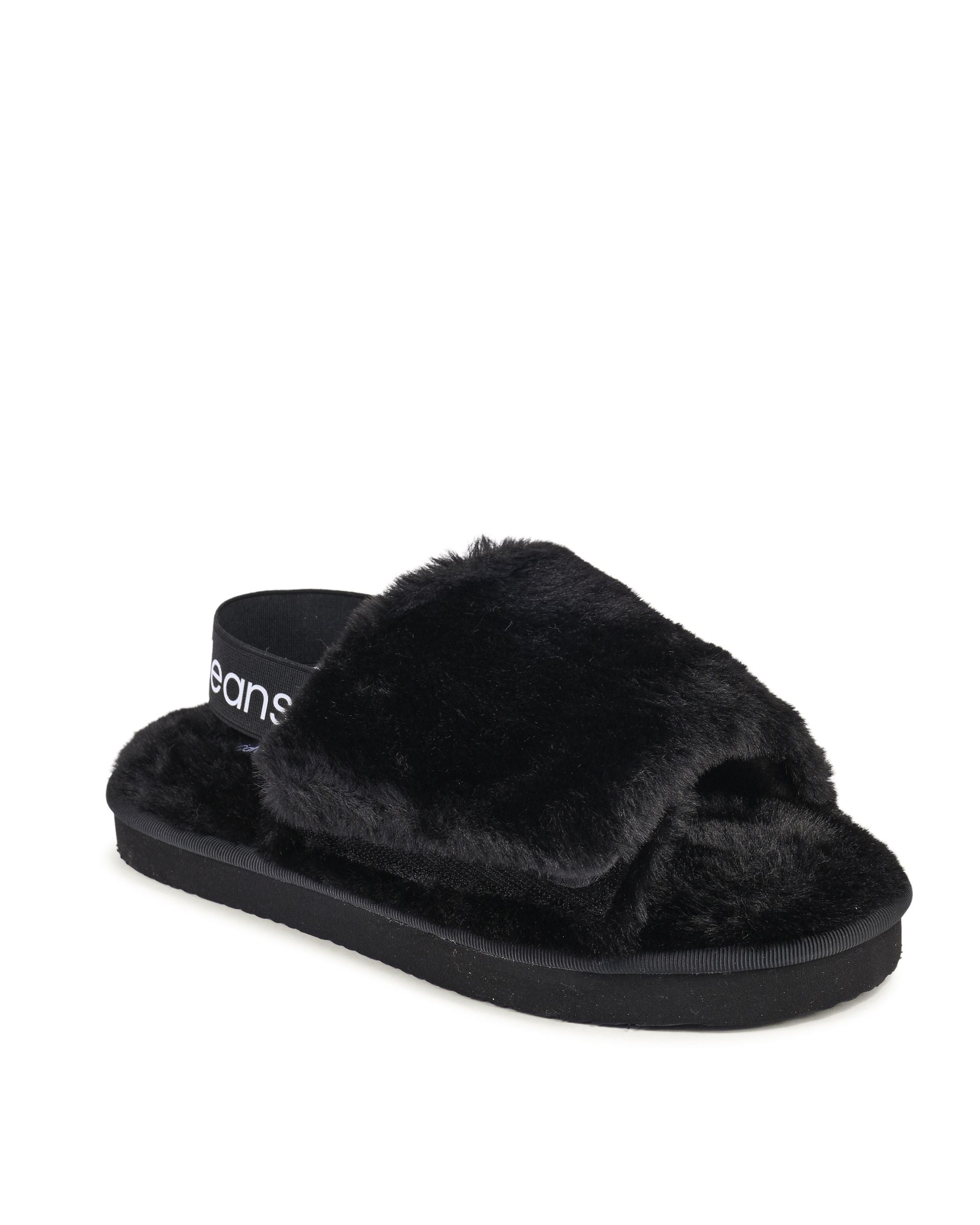 Pantuflas Calvin Klein para mujer negras YW0YW01158BEH