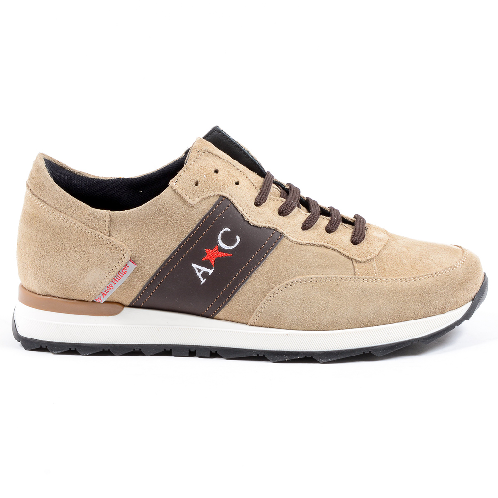 Andrew Charles Mens Sneaker Beige LENNY
