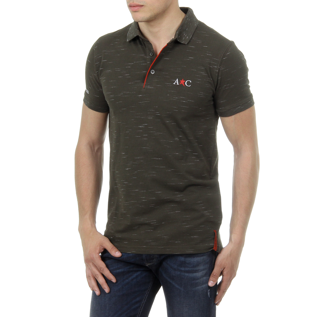 Andrew Charles Mens Polo Short Sleeves Dark Green RYAN