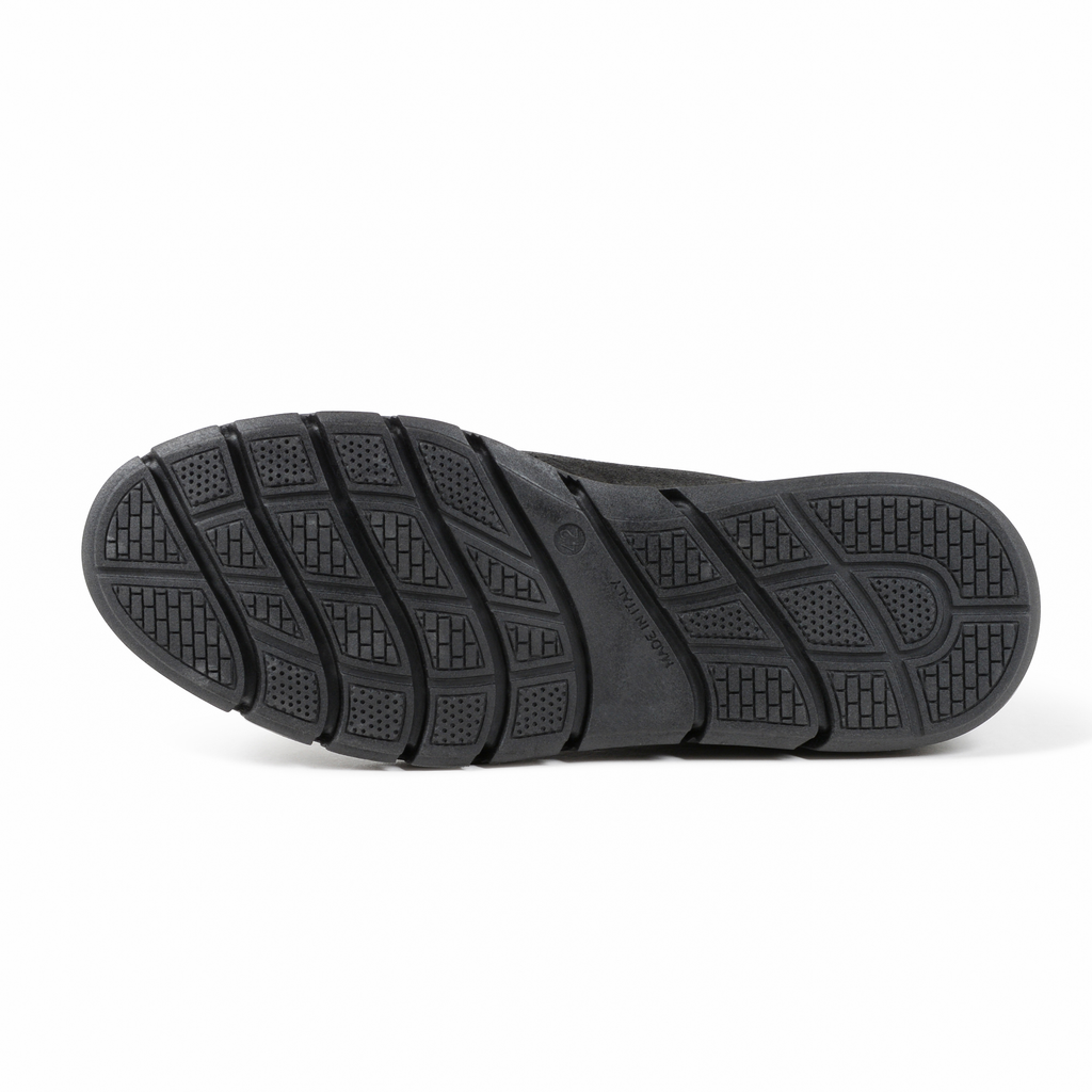 19V69 Italia Botín Hombre Negro 930 CAMOSCIO NERO