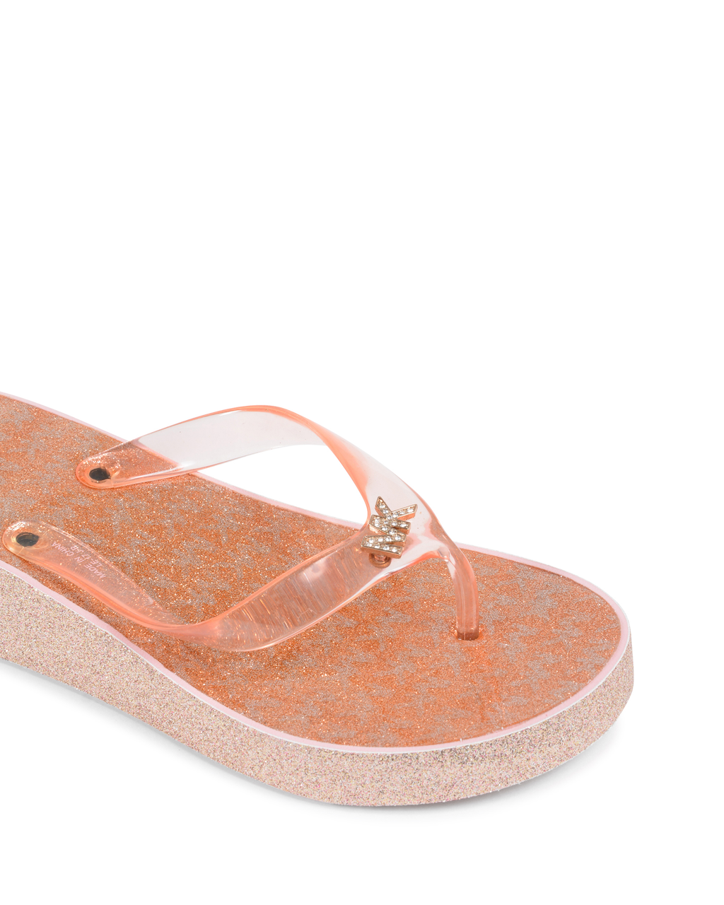 Chanclas multicolor para niña Michael Kors ZIA GAGE ​​KILEY ORO ROSA
