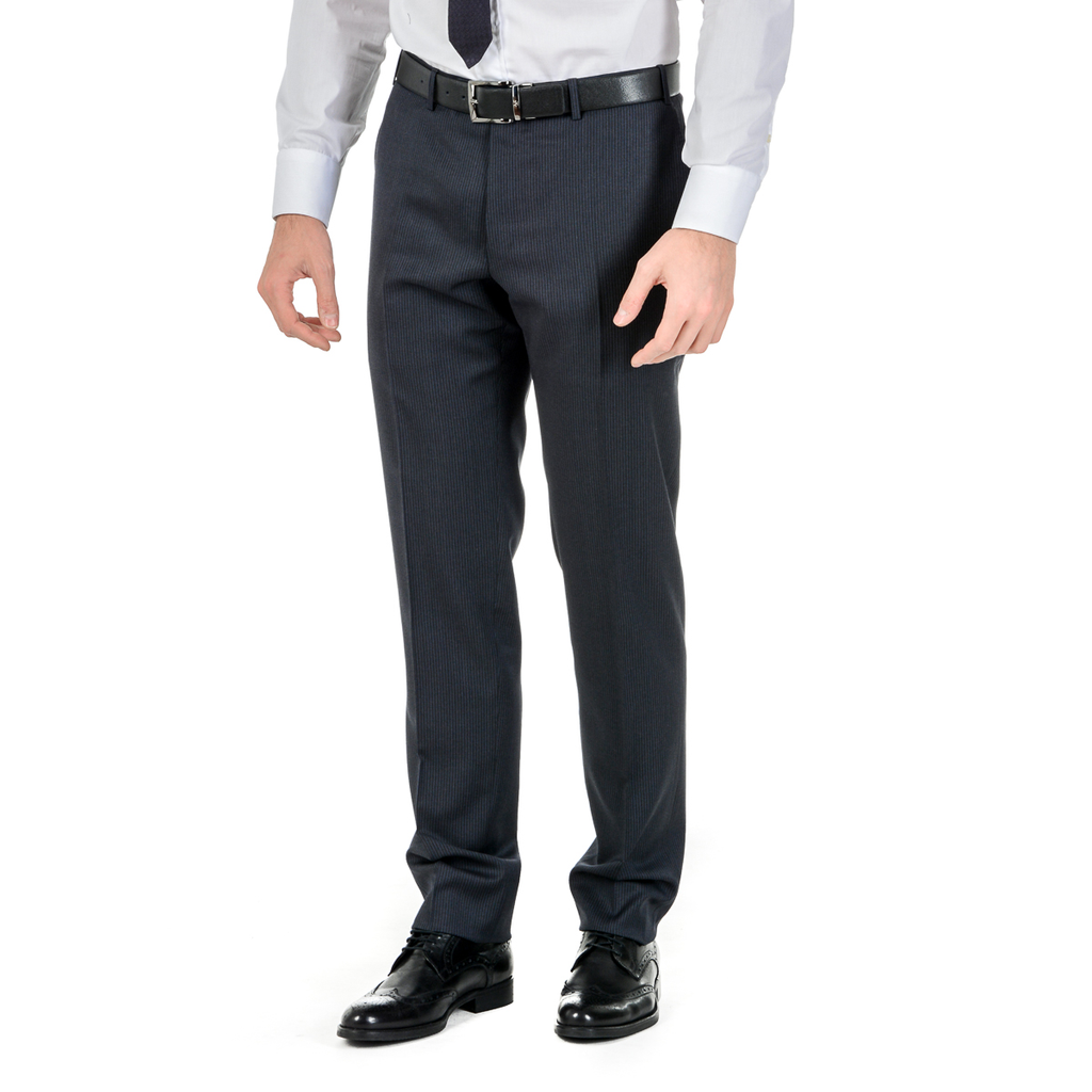 Canali Mens Suit Long Sleeves Dark Grey