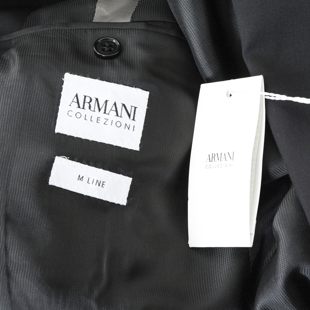 Armani Collezioni Mens Suit Black