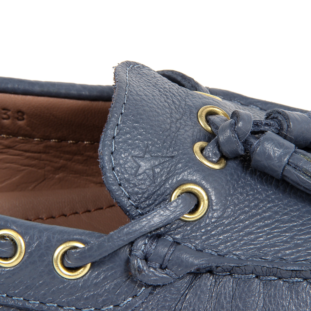 Mocasín Andrew Charles para mujer azul GIULY