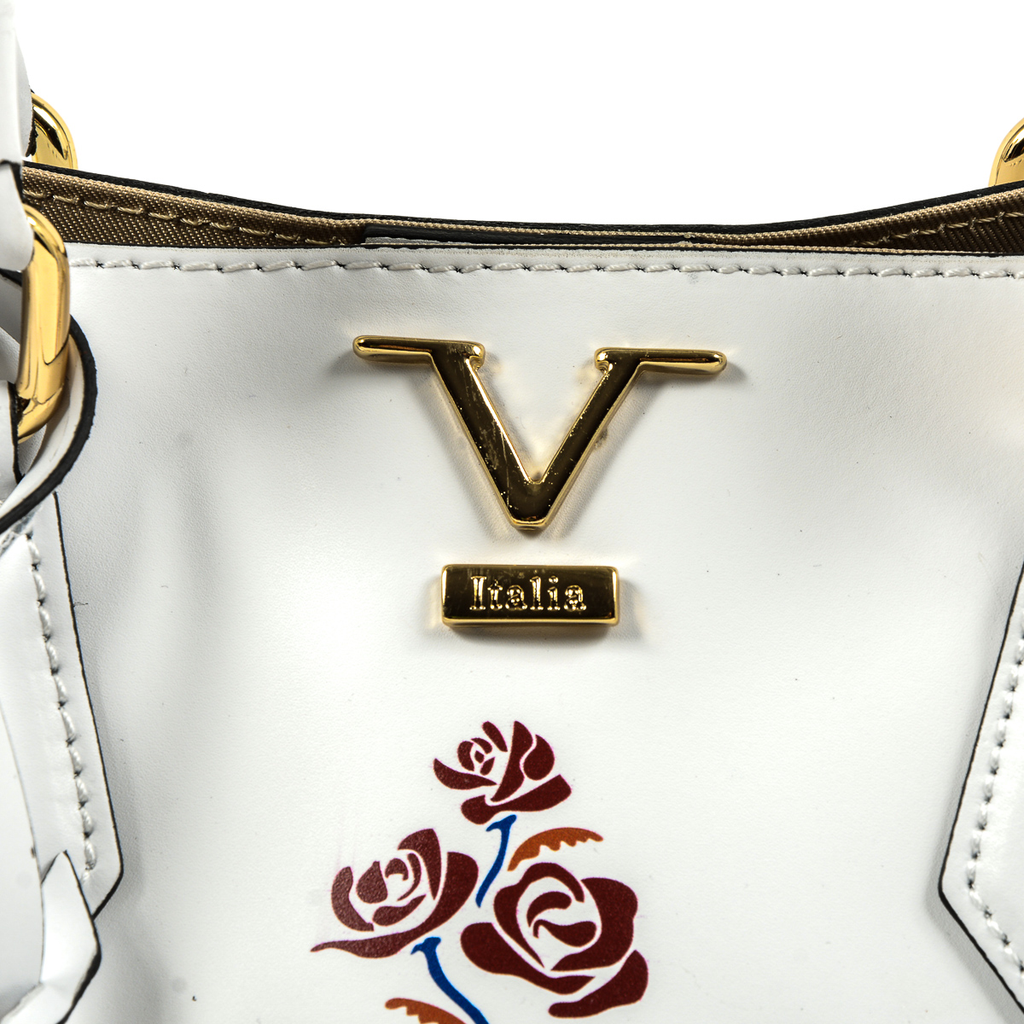V 1969 Italia Womens Handbag White CRETA