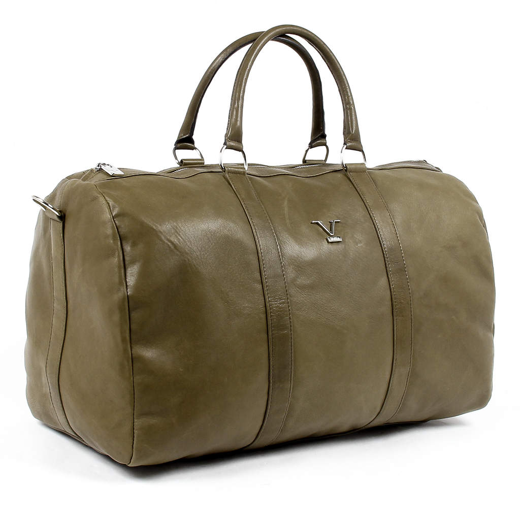V 1969 Italia Mens Sport Bag Dark Green BERLINO