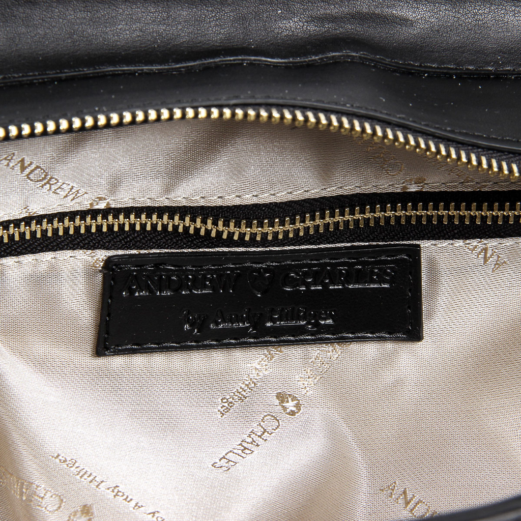 Bolso de mano Andrew Charles para mujer, color negro, JAIME