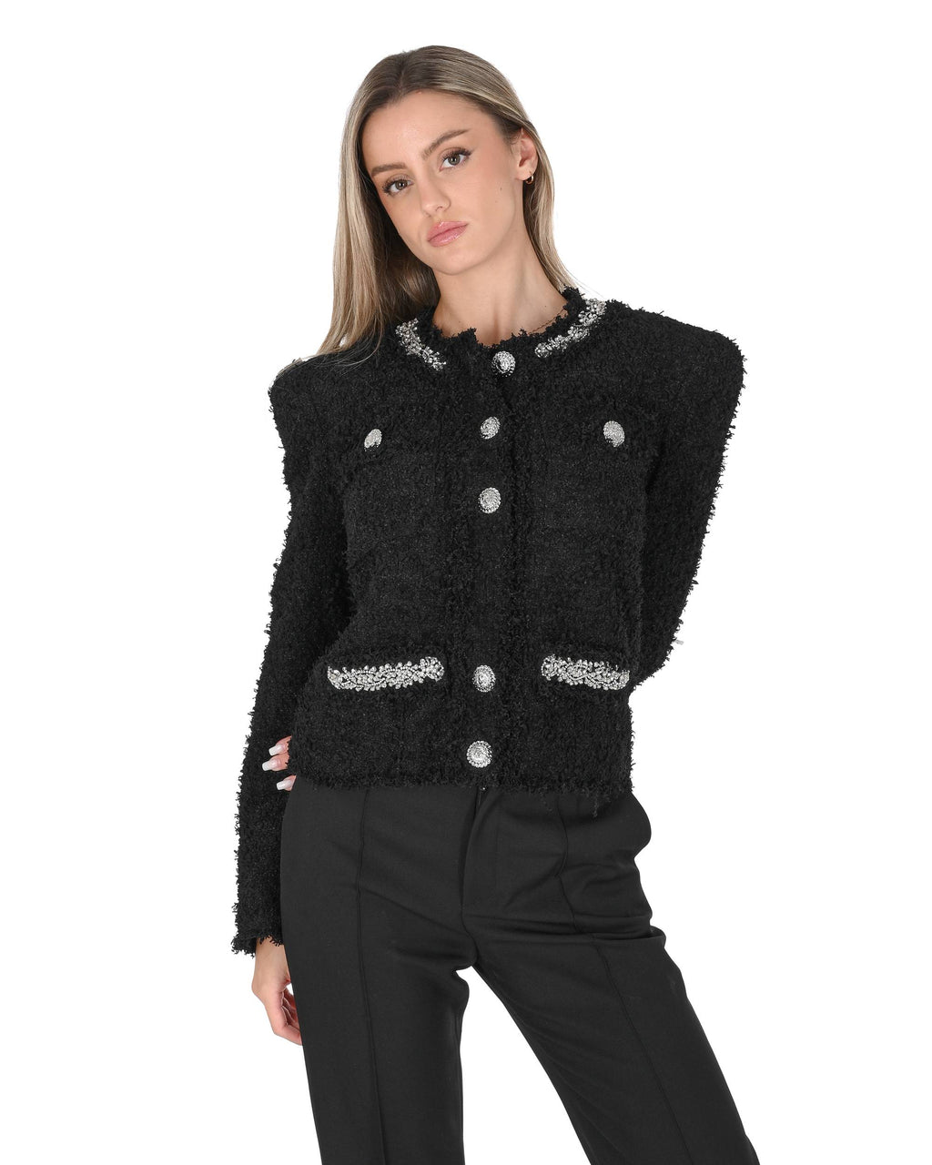 Chaqueta Balmain para mujer DF0SK457PC64 EAW 8S1