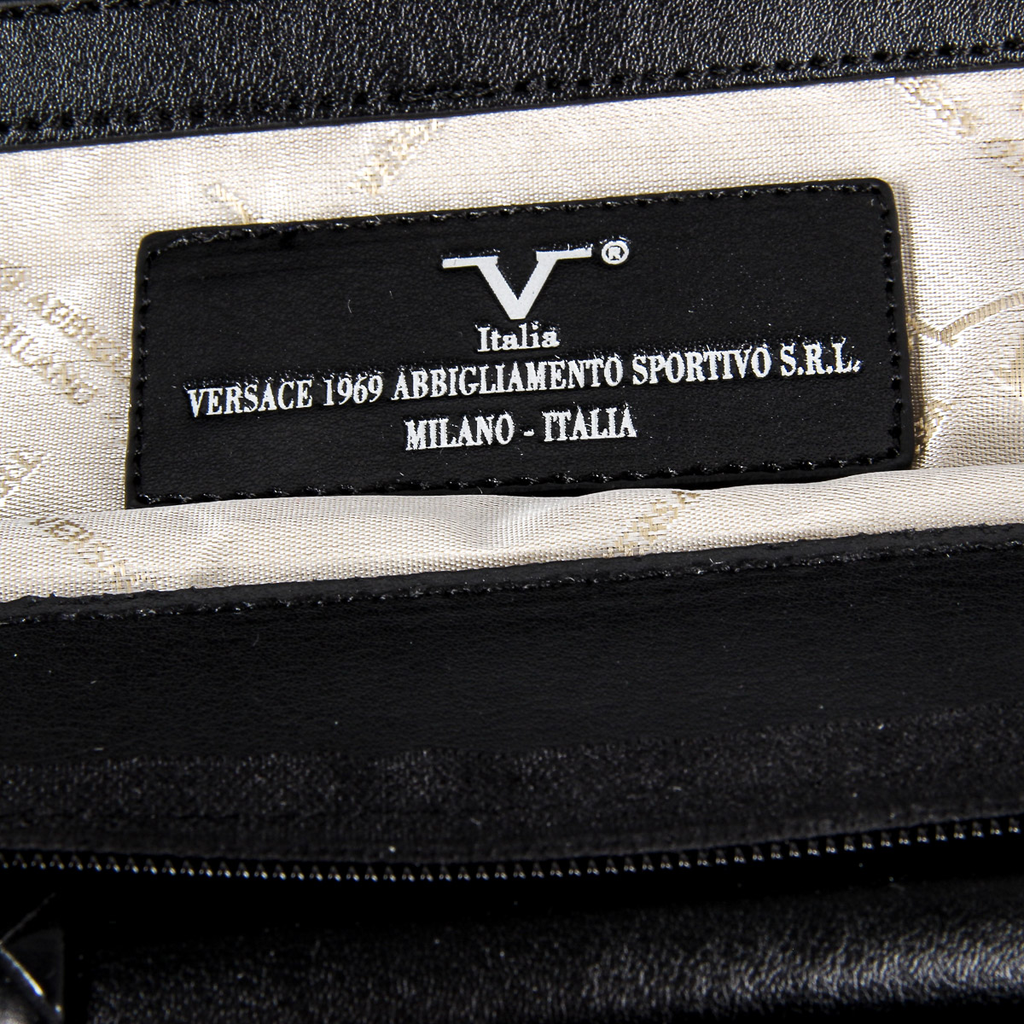 Bolso de mano para hombre V 1969 Italia, color negro, GARY
