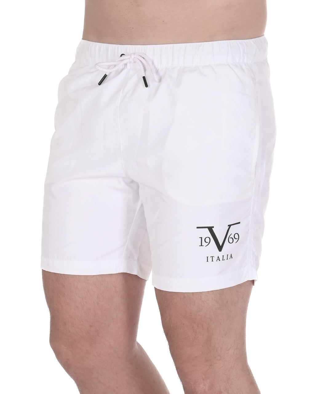 19V69 Italia Mens Swimwear Trunk VSC1MBM01 WHITE