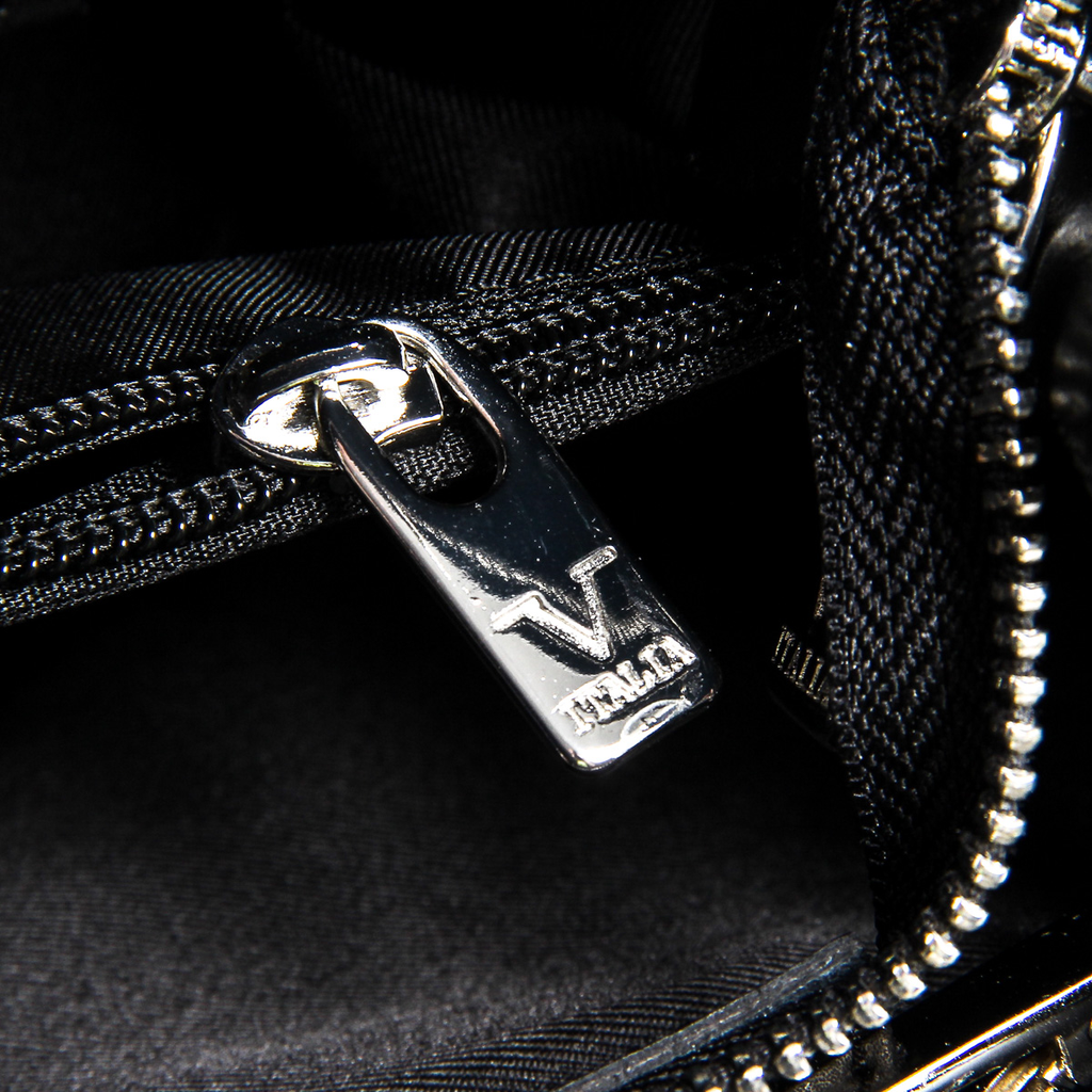 Bolso de mano para mujer V 1969 Italia V004-S RUGA NERO
