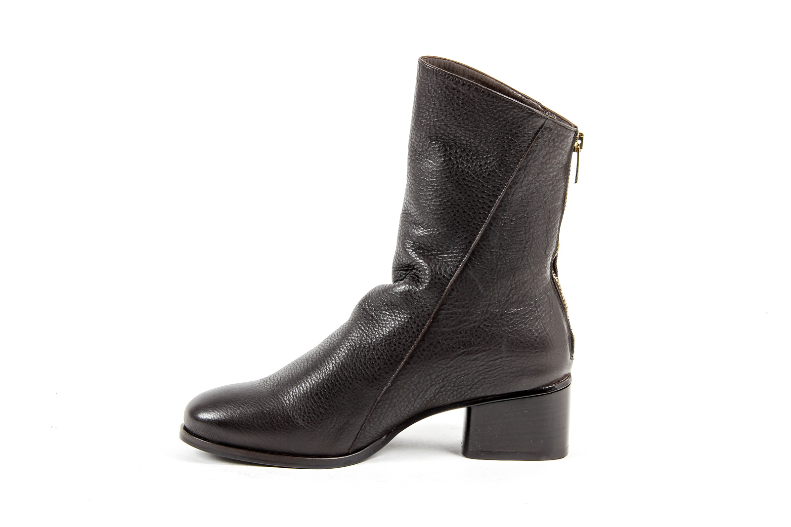 V 1969 Italia Womens Short Boot Brown PLUM