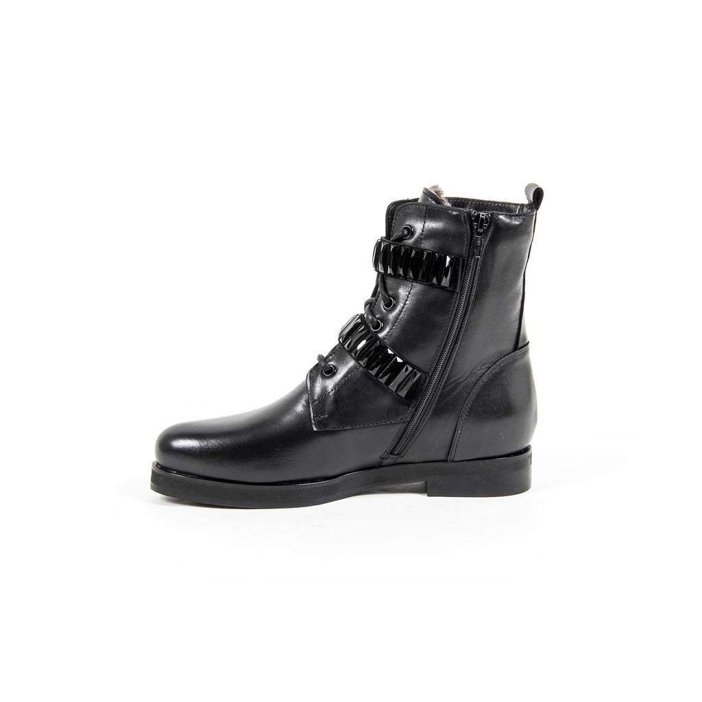 Bota corta para mujer V 1969 Italia B2332 SHEA VIT NERO CAM NERO