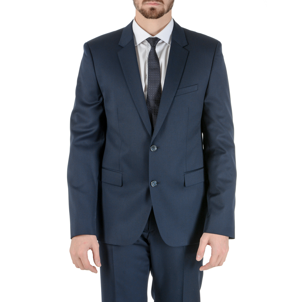 Traje Hugo Boss para hombre azul oscuro AERON HAMEN
