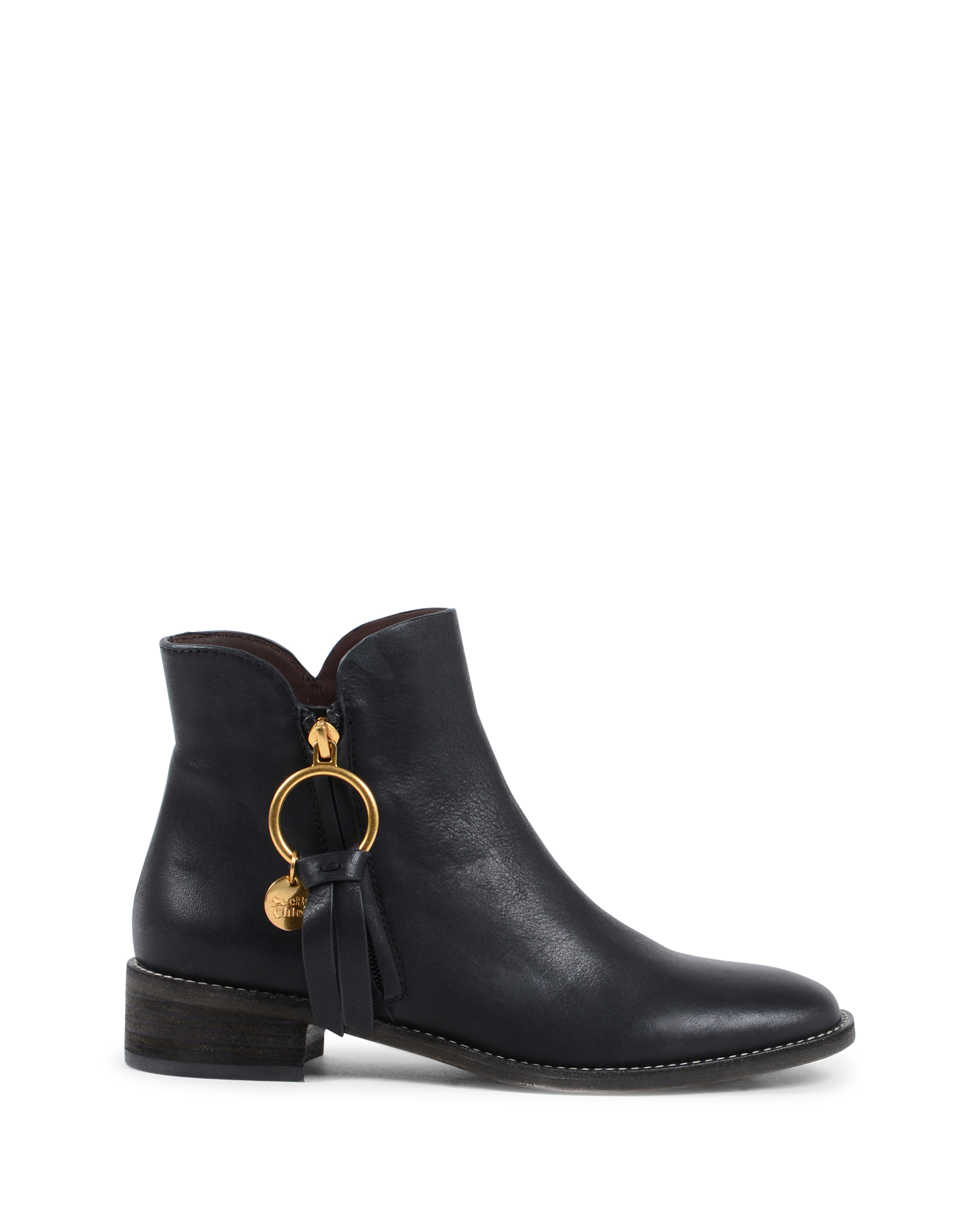 ChloÃ¨ Womens Ankle Boot Black SSB31147A NERO