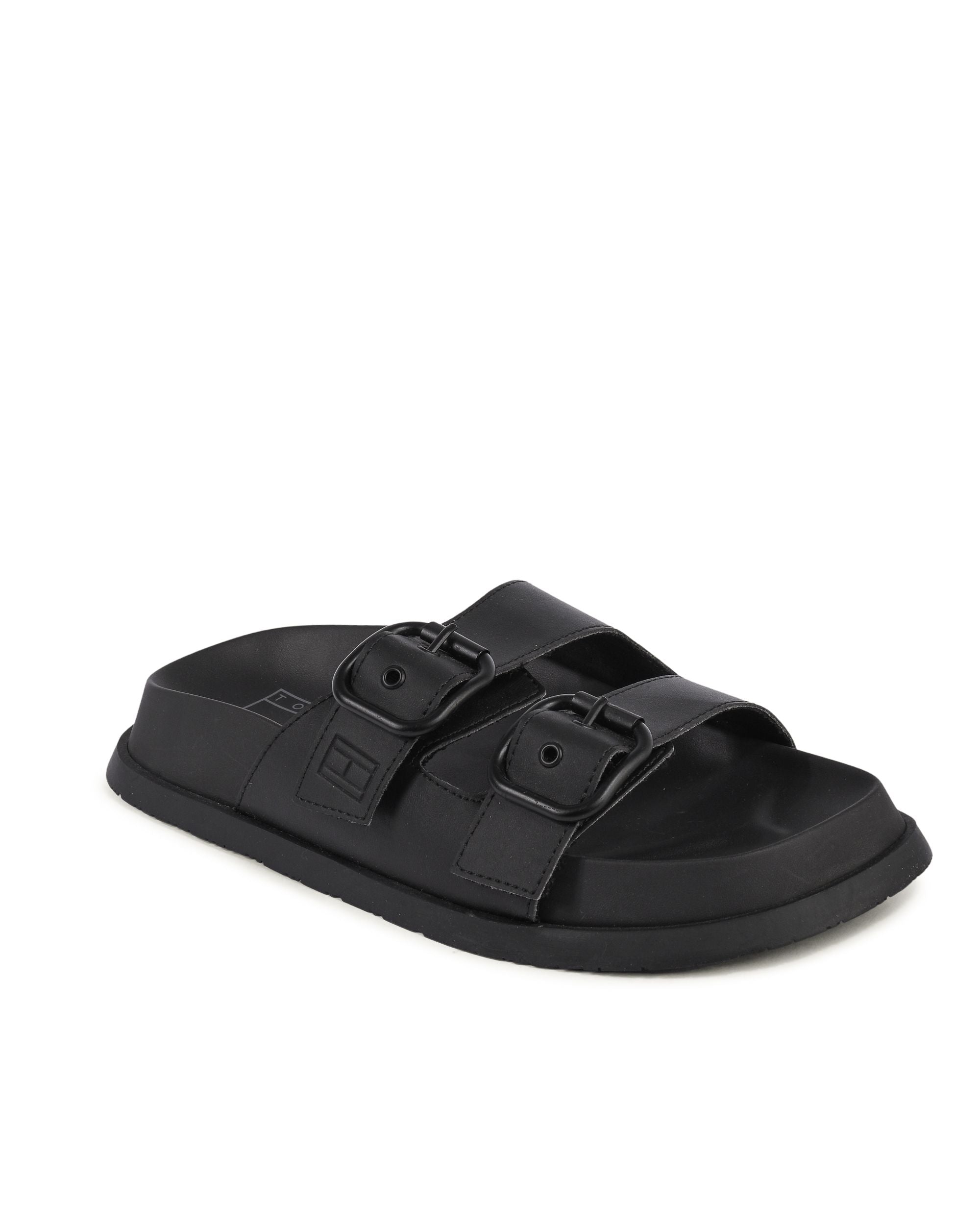 Sandalia Tommy Hilfiger para mujer negra EN0EN021360GJ