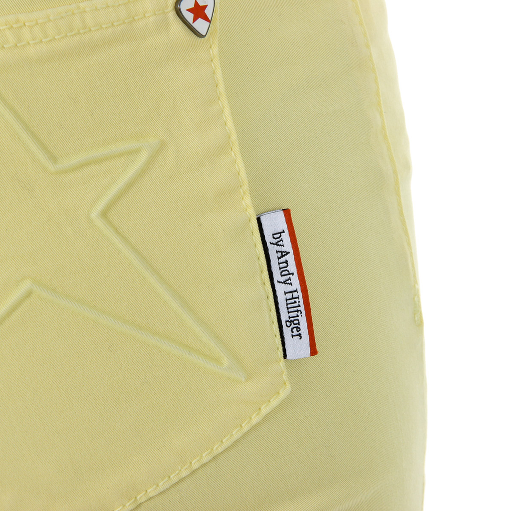 Pantalones Andrew Charles para mujer amarillos CLAIRE