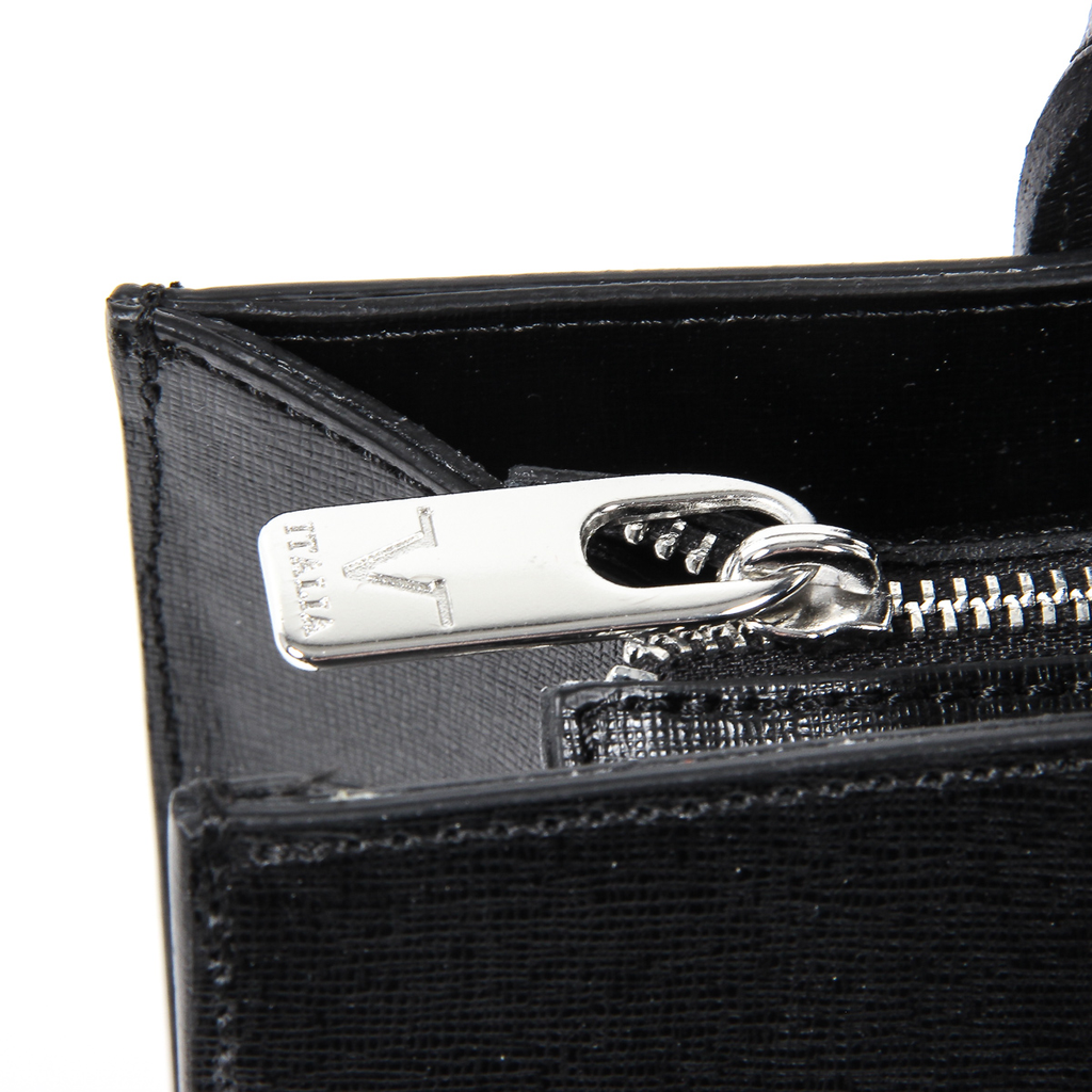 Bolso de mano para mujer V 1969 Italia V006-S SAFFIANO NERO