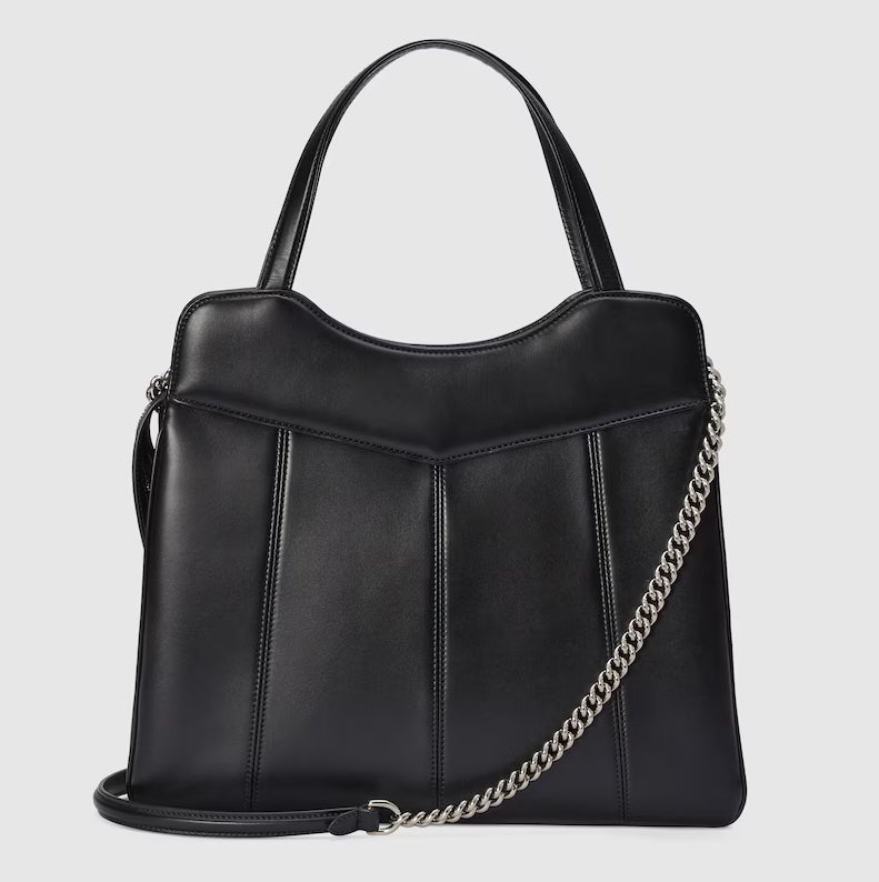 Bolso tote mediano de piel