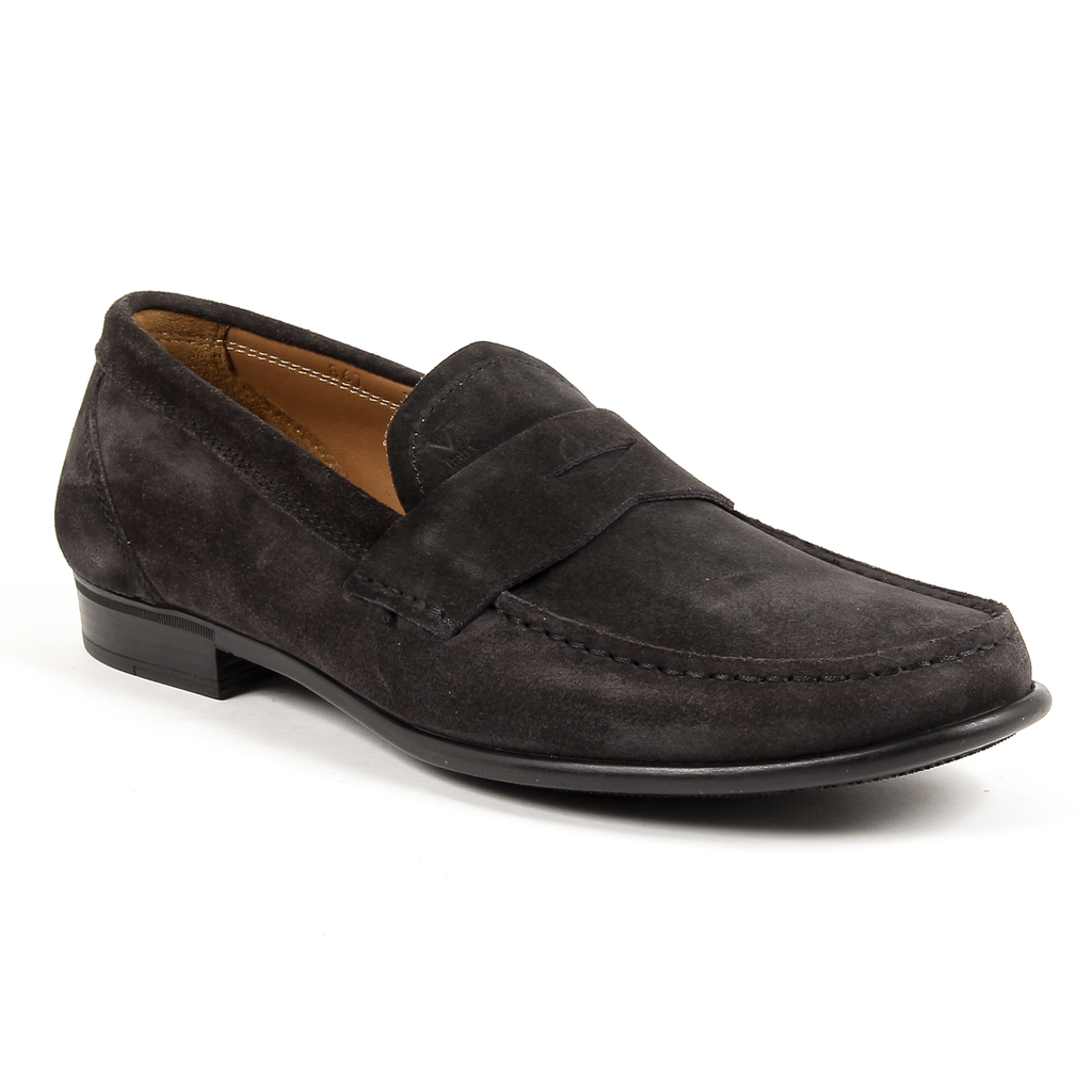 Mocasines V 1969 Italia para hombre, gris oscuro, LEONARDO