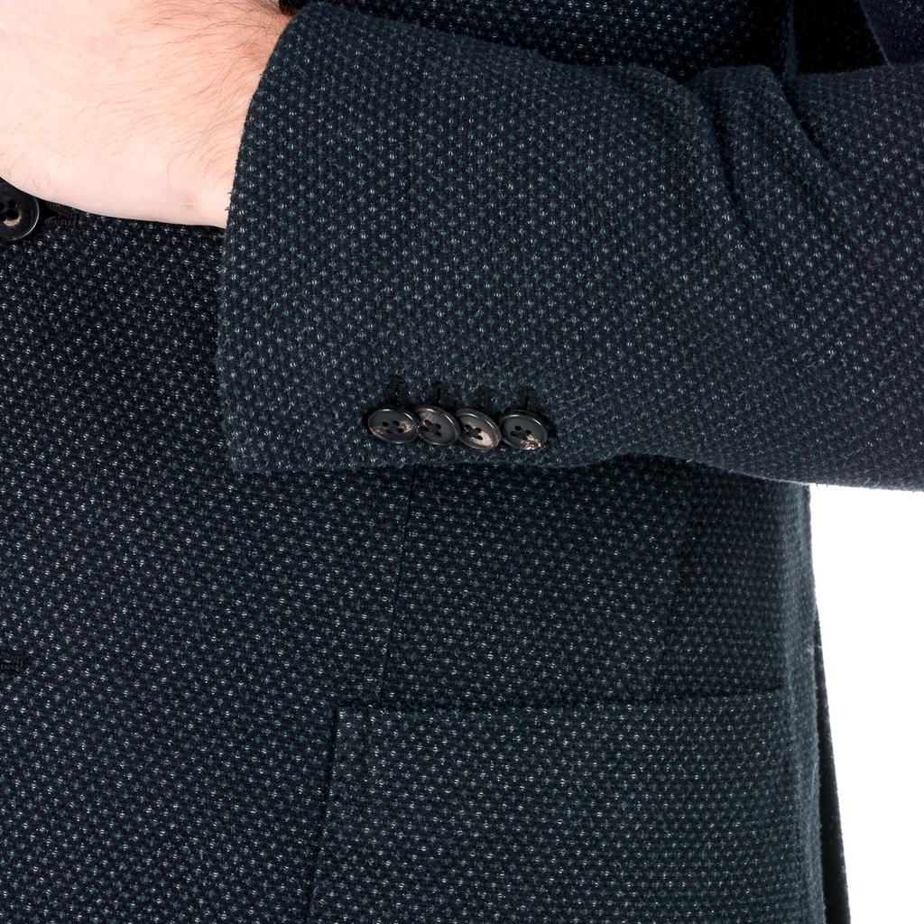 Chaqueta Boglioli Milano para hombre, manga larga, gris oscuro