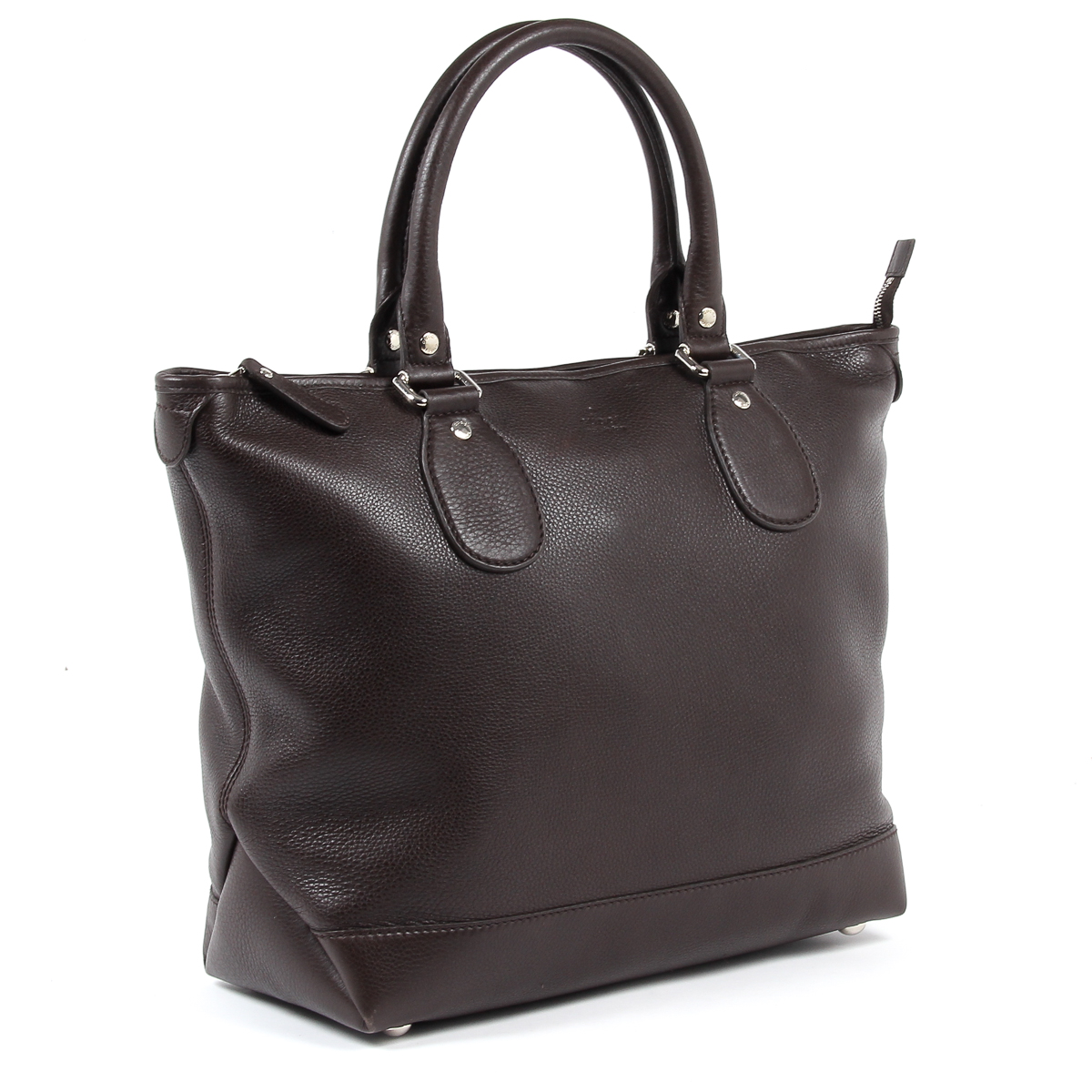 Gucci Womens Handbag Soft Calf Dark Brown 246358 2140