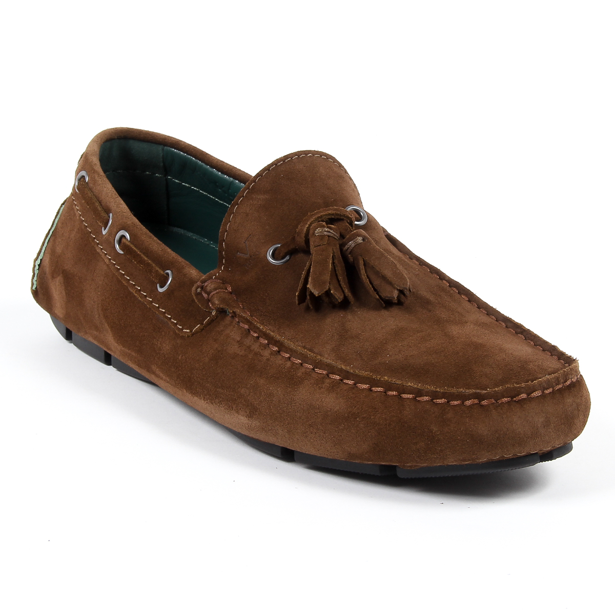 Mocasines V 1969 Italia para hombre, color marrón, Jeremy