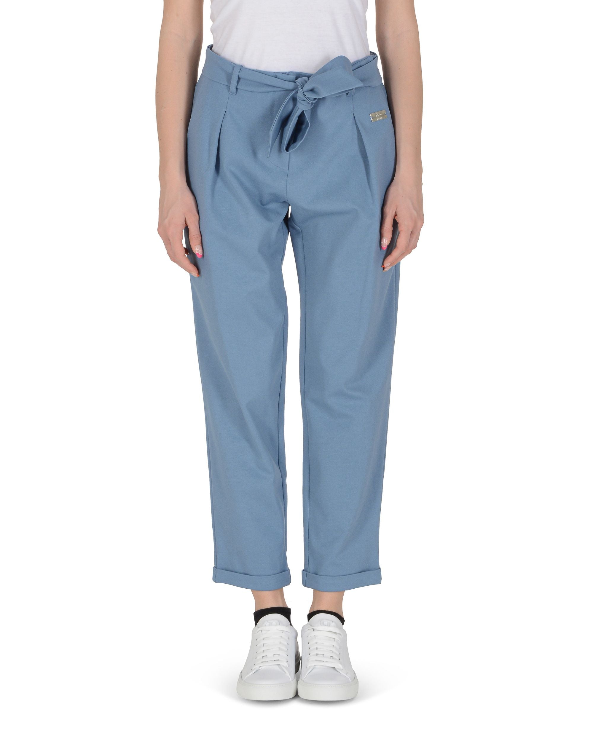 19V69 Italia Pantalones de mujer Azul claro TRUMP AZUL CLARO